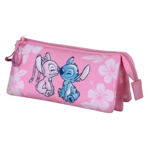 Disney Stitch Angel triple pencil case